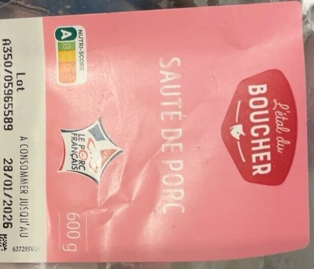 Saute de porc