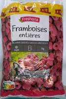 Framboises entières