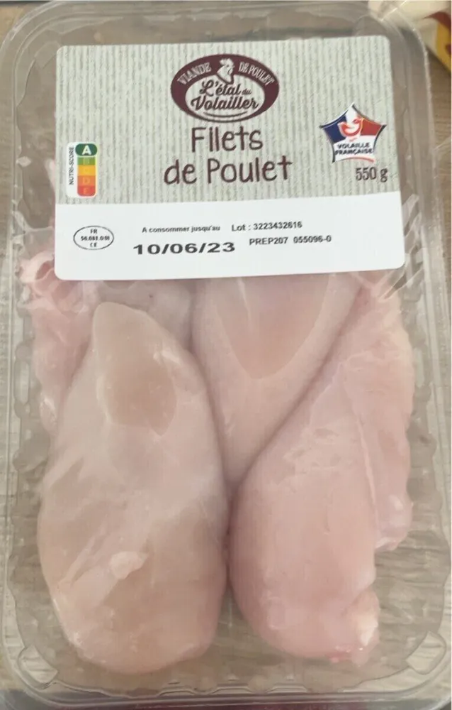 Filets de poulet