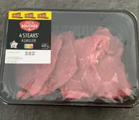 4 steaks à griller