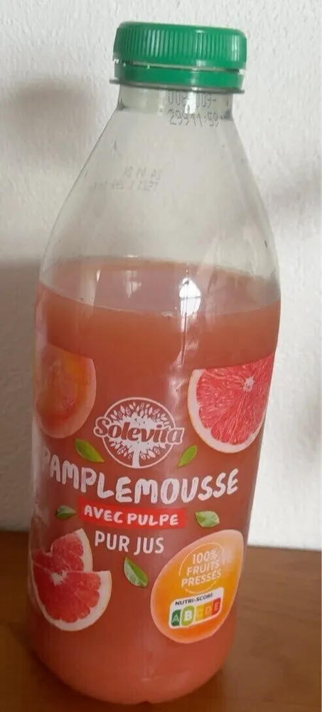 Pamplemousse pur jus avec pulpe