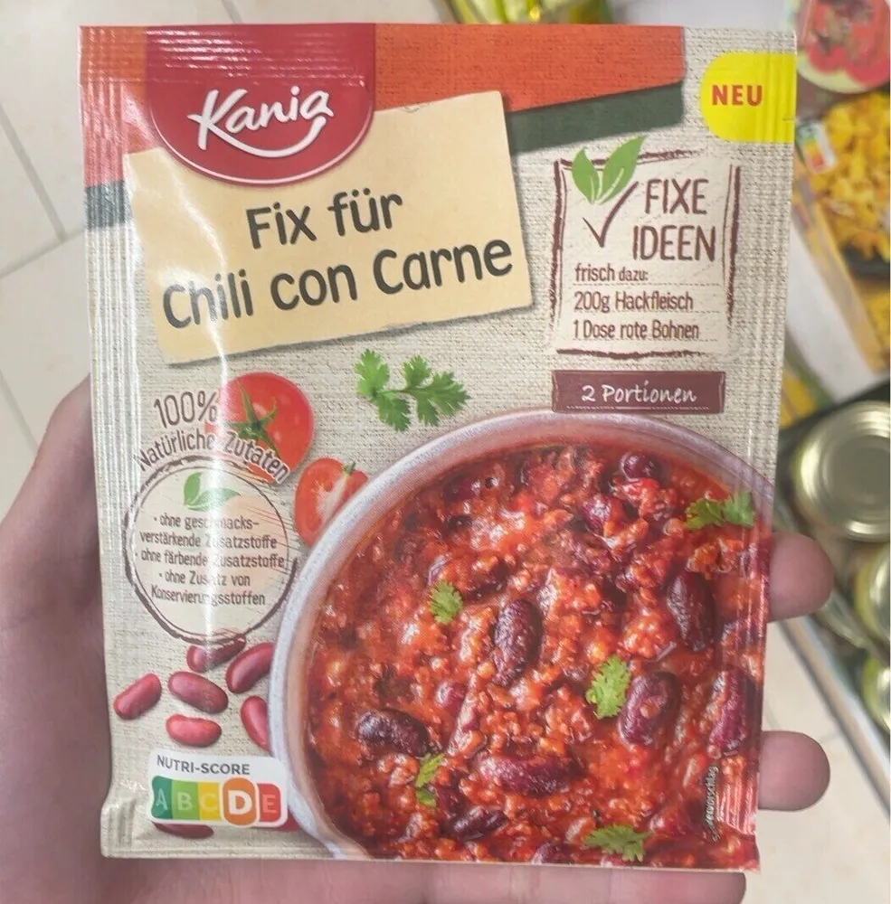 Fix fur chili con carne