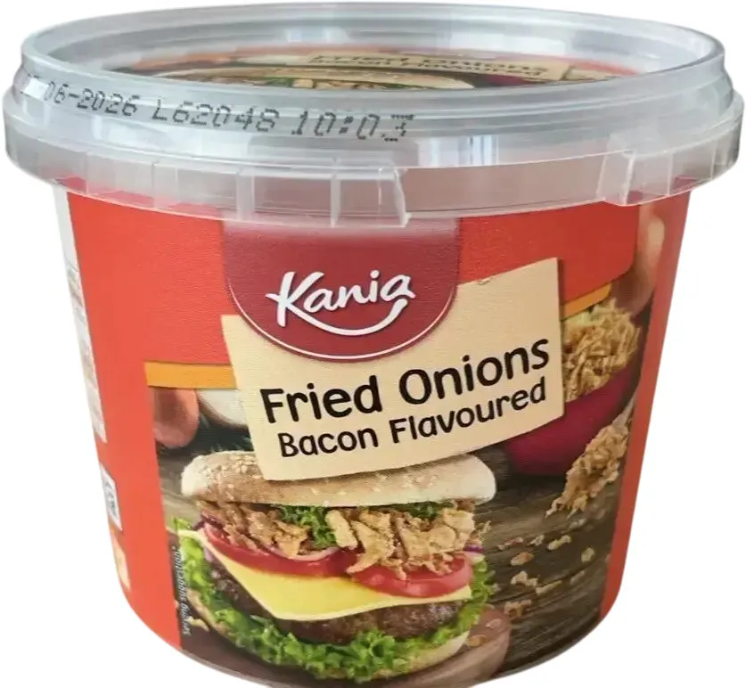 Fried onions with bacon flavour