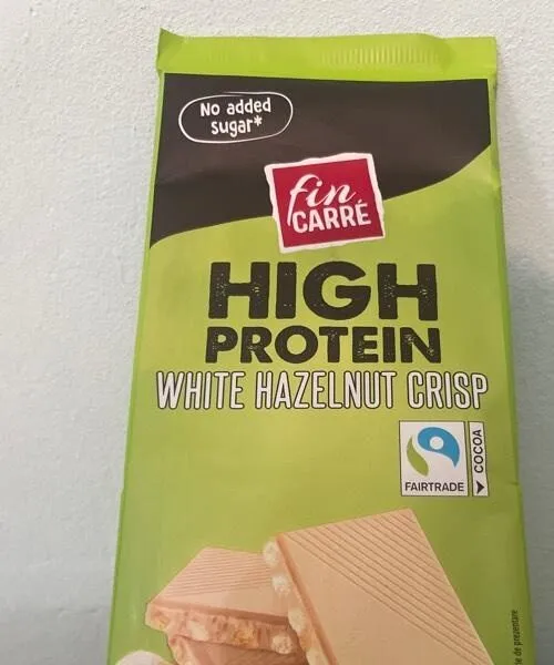 HIGH PROTEIN WHITE HAZELNUT CRISP