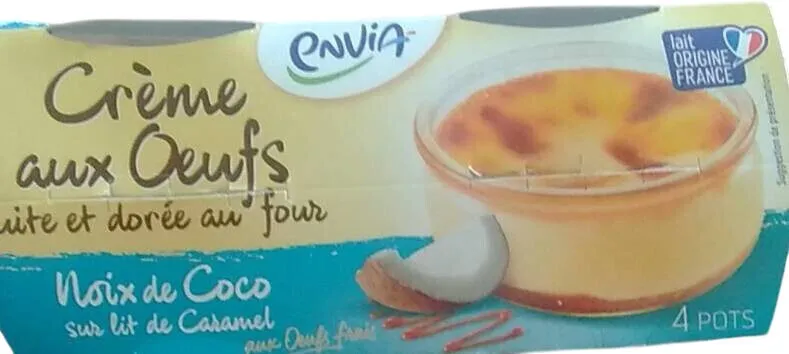 Crème aux œufs Noix de coco