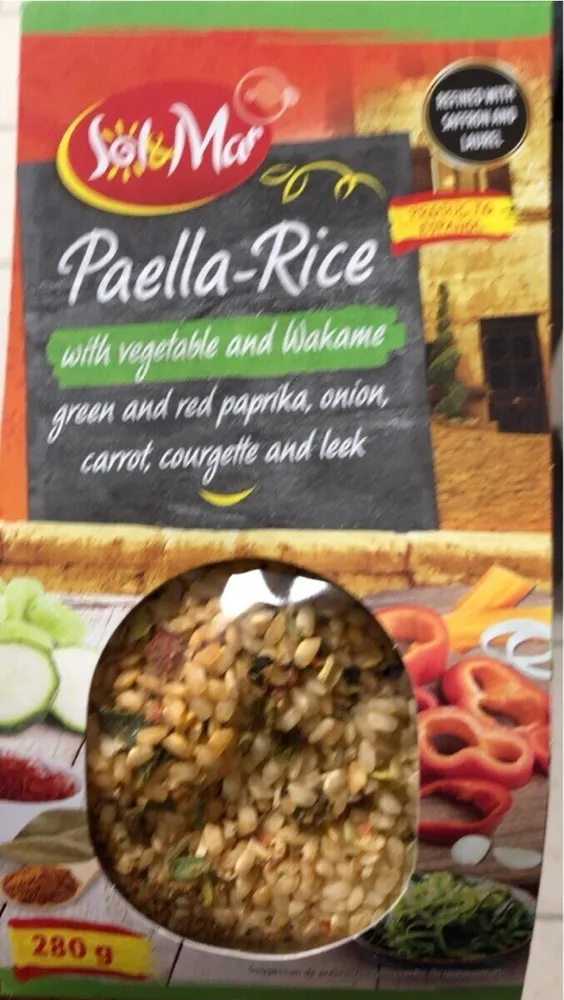Paella légumes wakame