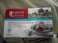 Chocolate flavour oat balls