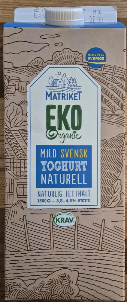 Eko Yogurt Naturell