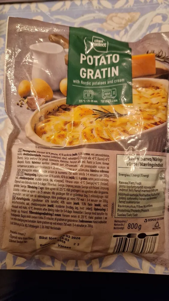 Potatis Gratin
