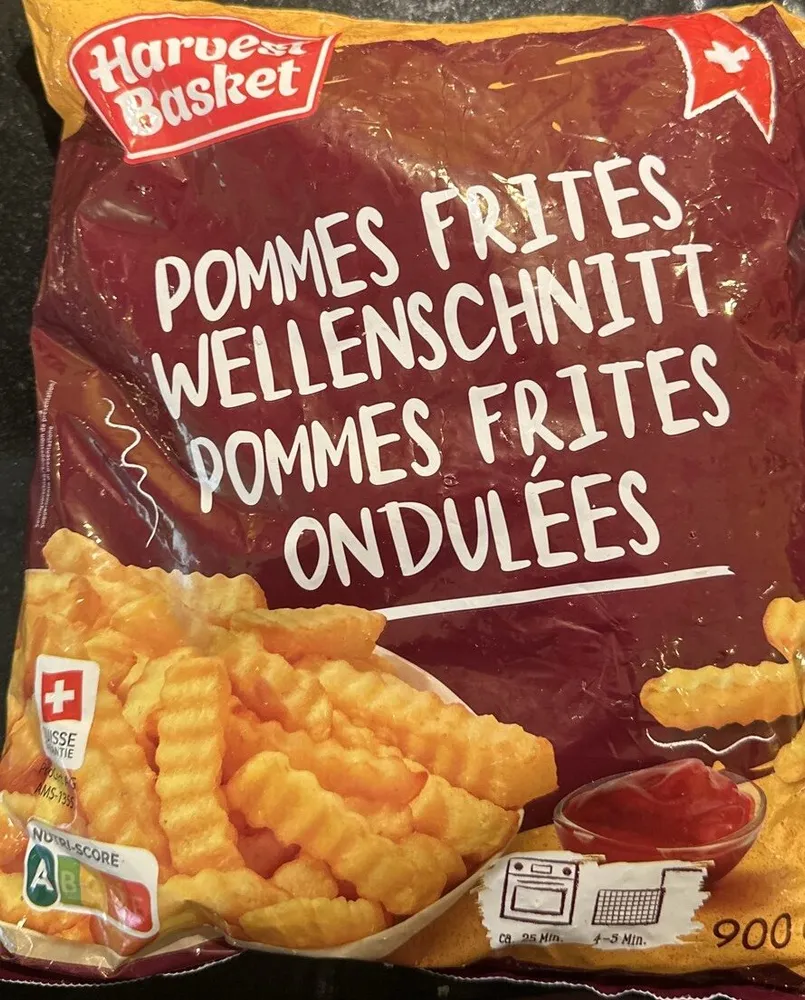 Pommes Frites Wellenschnitt
