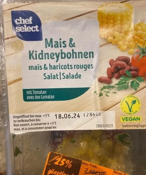 Mais & Kidneybohnen