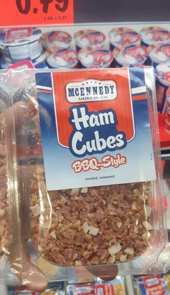Cube de jambon américan style