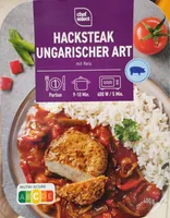 Hacksteak Ungarischer Art Mit Reis