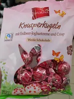 Knusperkugeln Erbeer-Joghurtcreme Crisp Weisse Schokolade