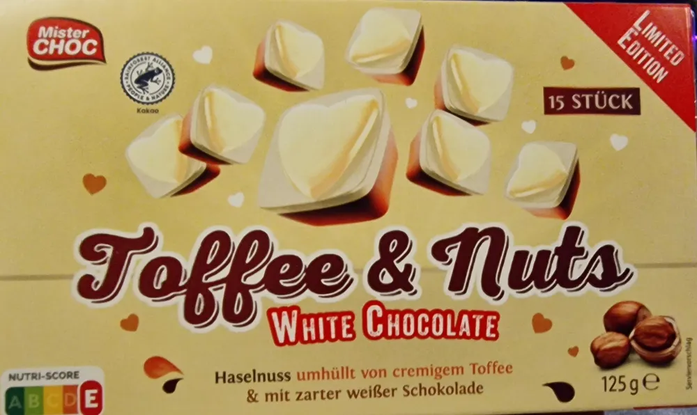 Toffee & Nuts white chocolate