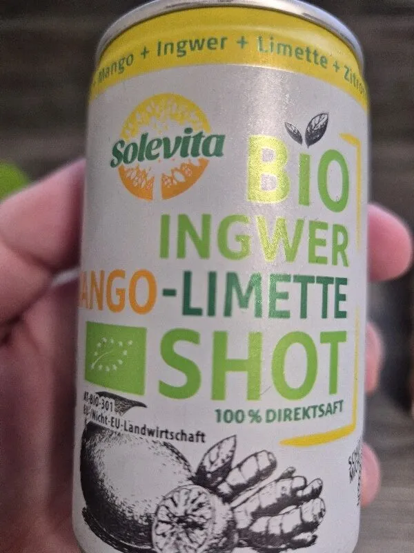 Bio-Shot - Ingwer-Mango-Limette