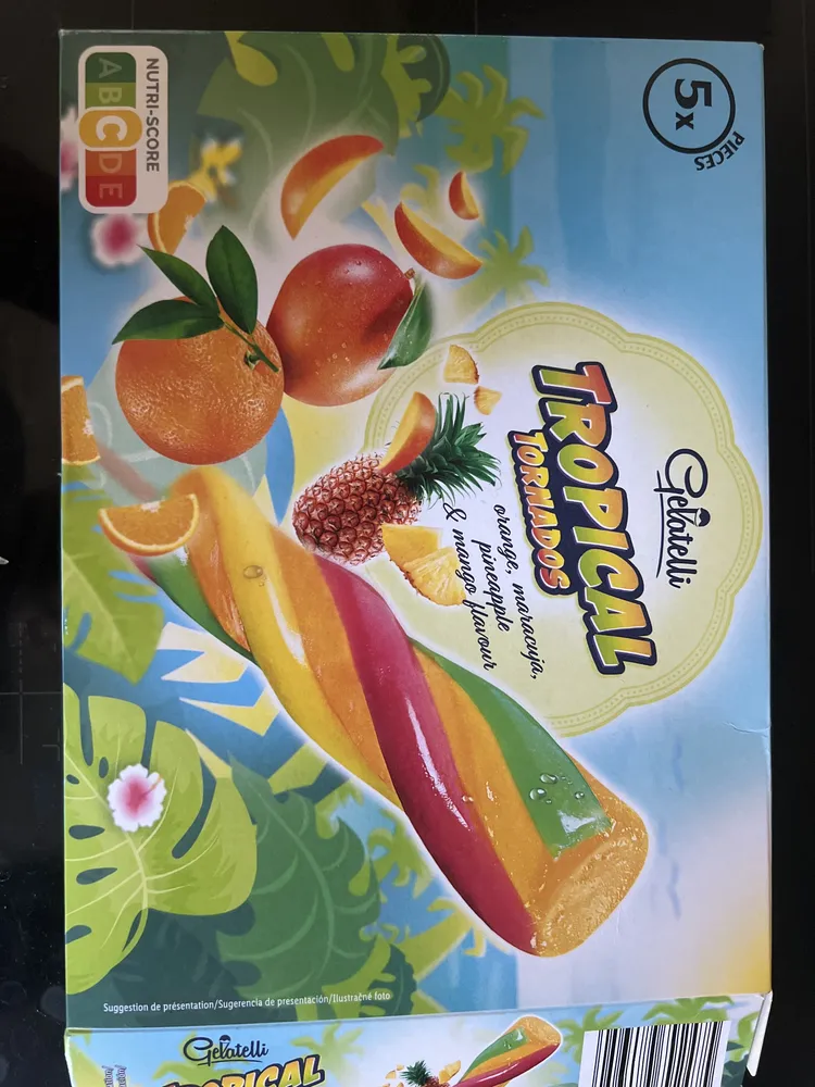 TROPICAL TORNADOS orange, maracuja, pineapple & mango flavour