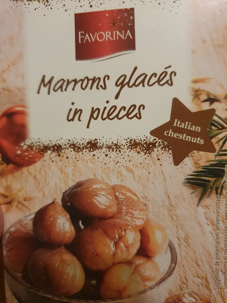 Marrons glacés in pieces