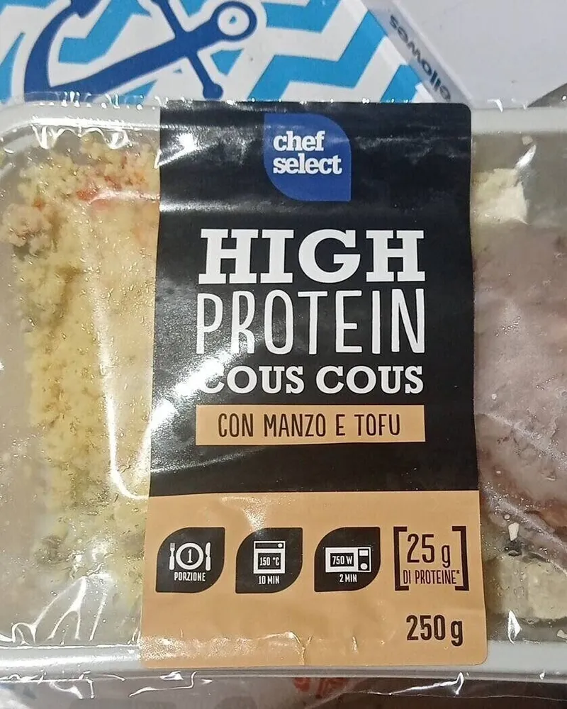 High protein cous cous con manzo e tofu