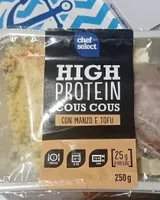High protein cous cous con manzo e tofu