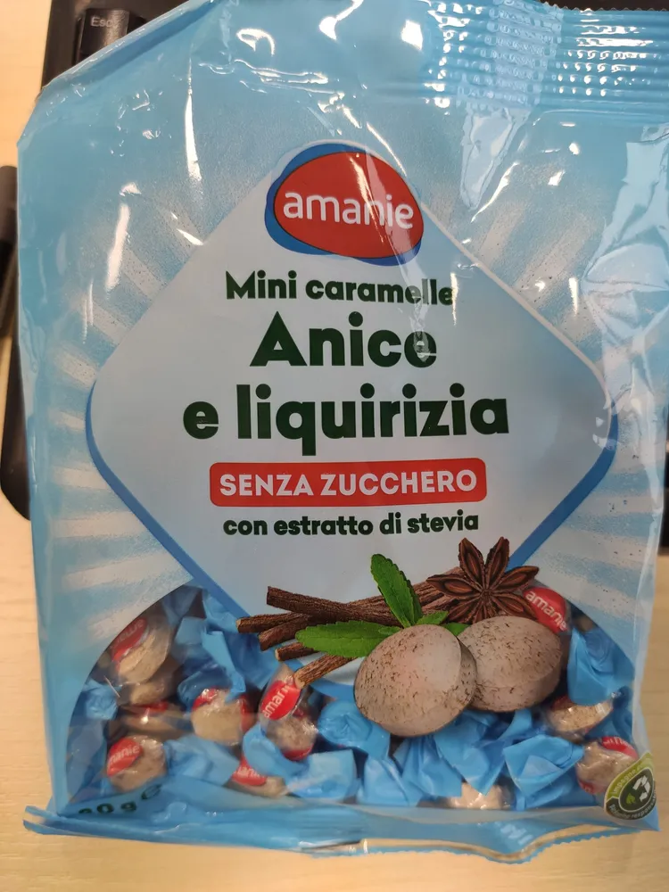 Mini caramelle anice e liquirizia