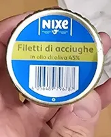 Filetti di acciughe in olio di oliva 45%