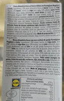 Pasta rellena de parmiggiano reggiano y trufa