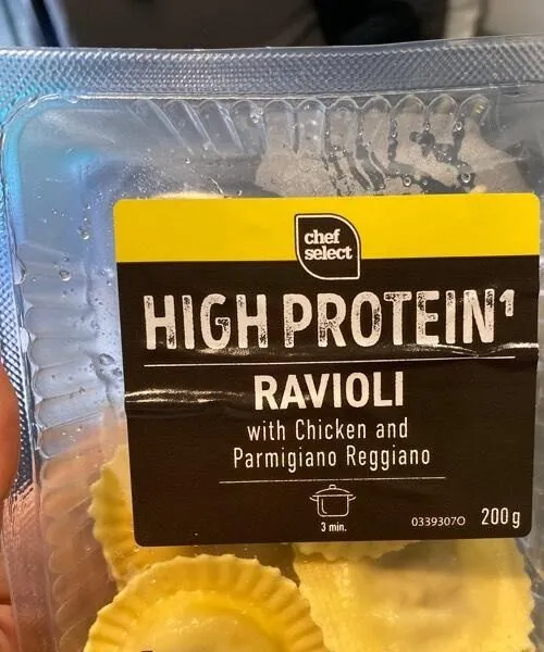 High Protein — Ravioli freschi con pollo e parmigiano reggiano - Nonna Mia