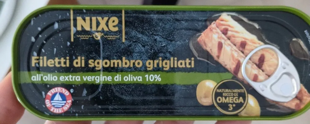 Filetti di sgombro occhione grigliati all'olio extra vergine di oliva 10%