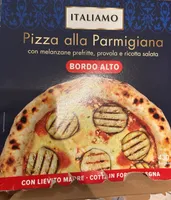 Pizza alla parmigiana bordo alto