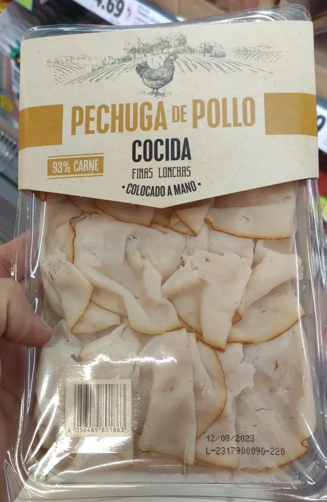 Pechuga pollo cocida
