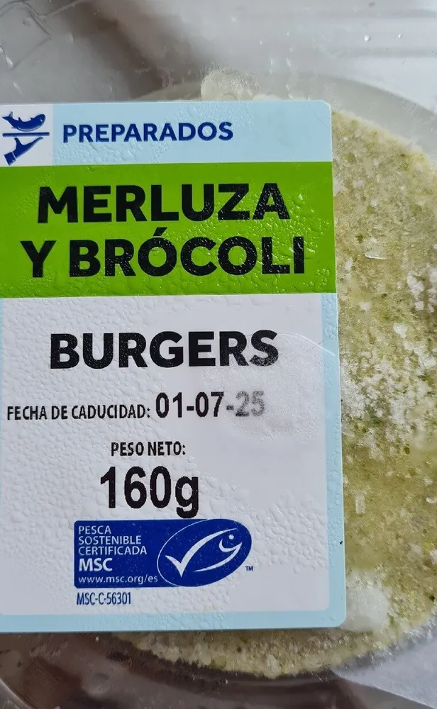 Burgers merluza y brócoli