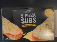 2 Pizza Subs Cheese & Tomato