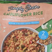 Cauliflower Rice with vegetables and a Mediterranean-style seasoning mix