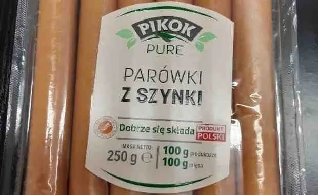 Parówki z szynki