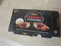 Barley malt flavoured dairy ice cream with 15.7% caramel sauce, coated in 31.9% chocolate