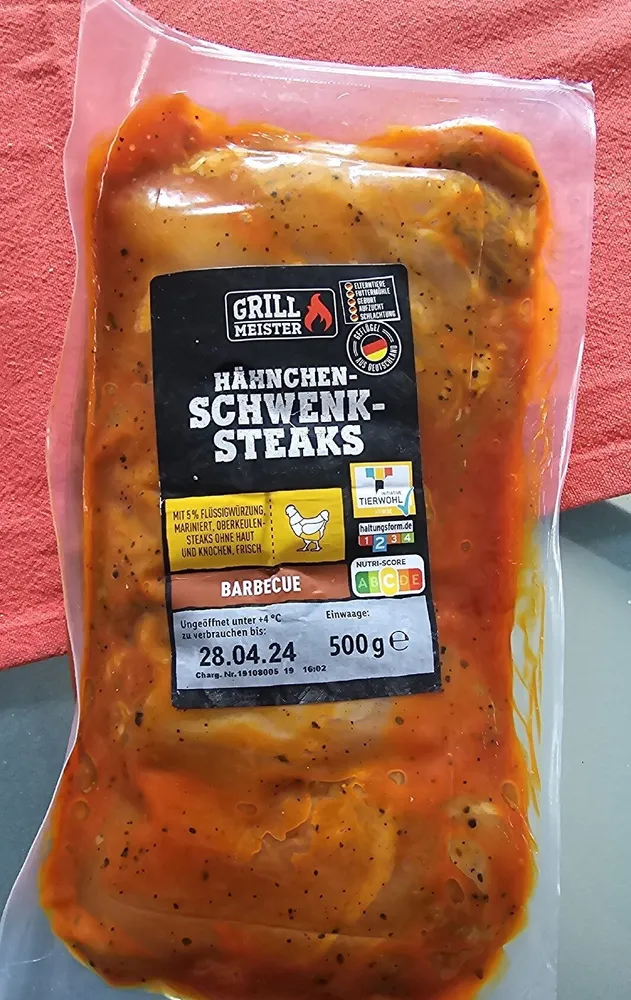 Hähnchen Schwenksteaks