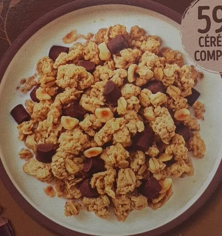 Muesli Crunchy Chocolat Noir Noisettes Grillées