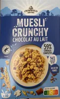 Muesli crunchy chocolat au lait