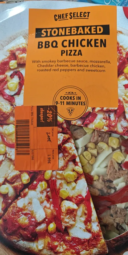 Stone Baked BBQ Chicken Pizza
