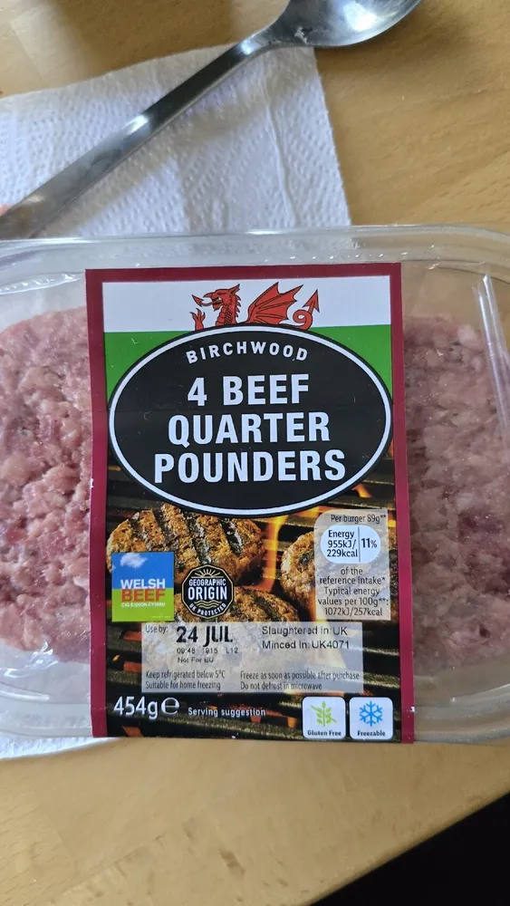 Beef Quarter Pounders