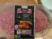 Aberdeen Angus quarter pounders