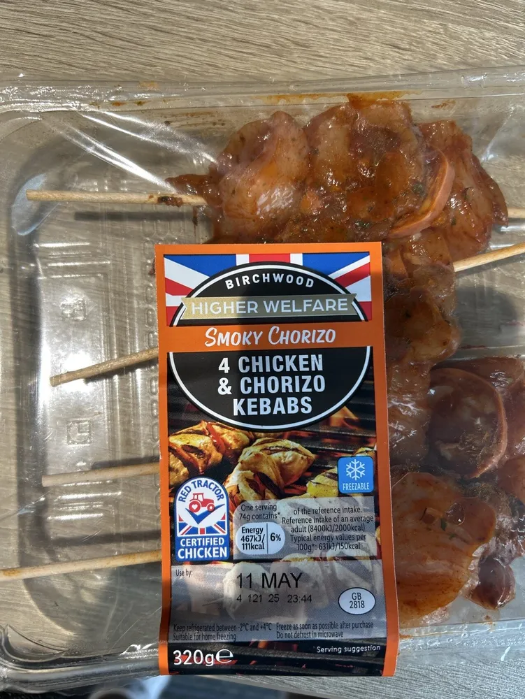 BIRCHWOOD HIGHER WELFARE SMOKY CHORIZO 4 CHICKEN &