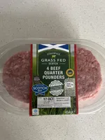 Grass Fed 4 Beef Quarter Pounders