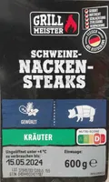 Schweinenackensteaks, Kräuter