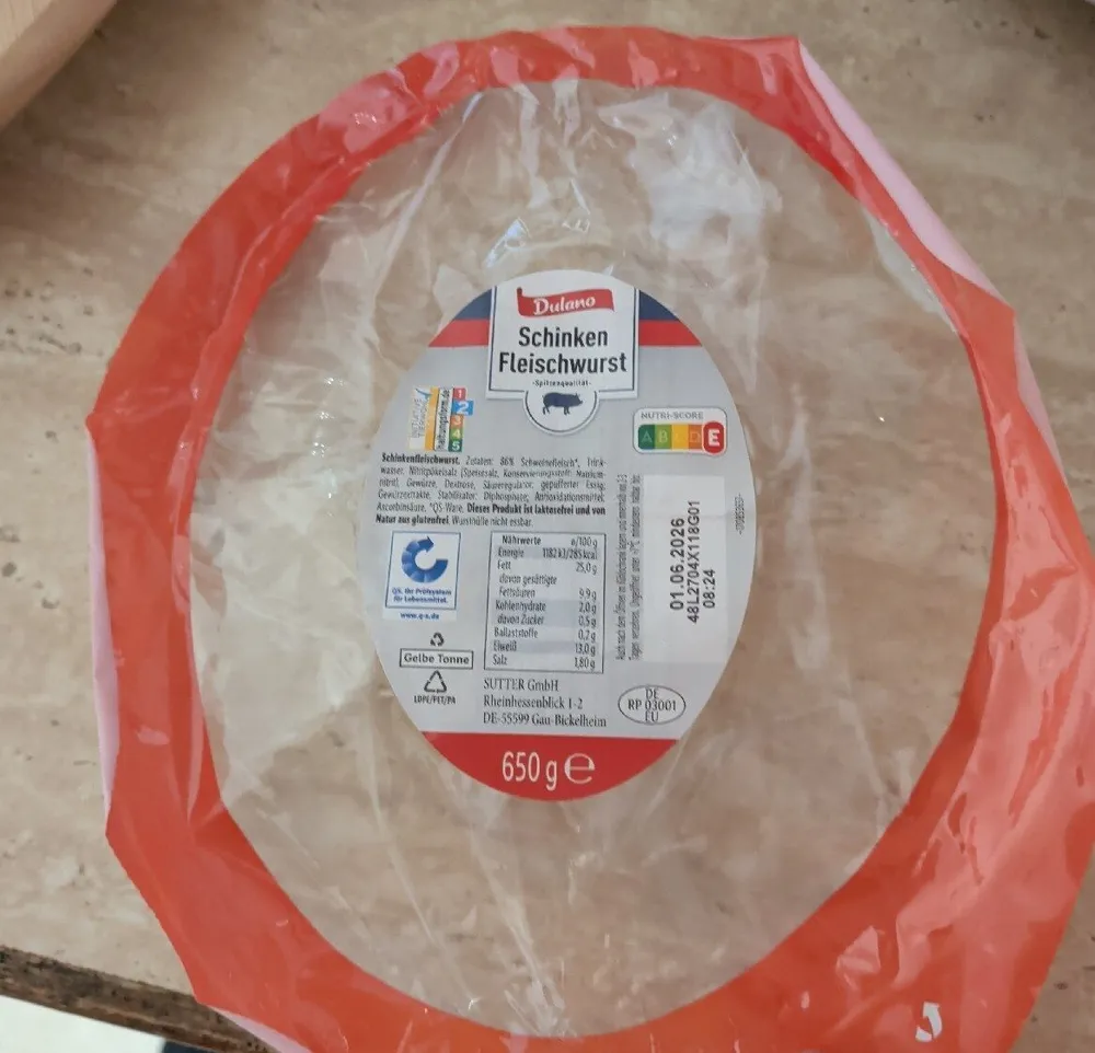 Schinken Fleischwurst