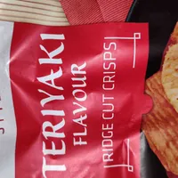 Teriyaki ridge cut crisps