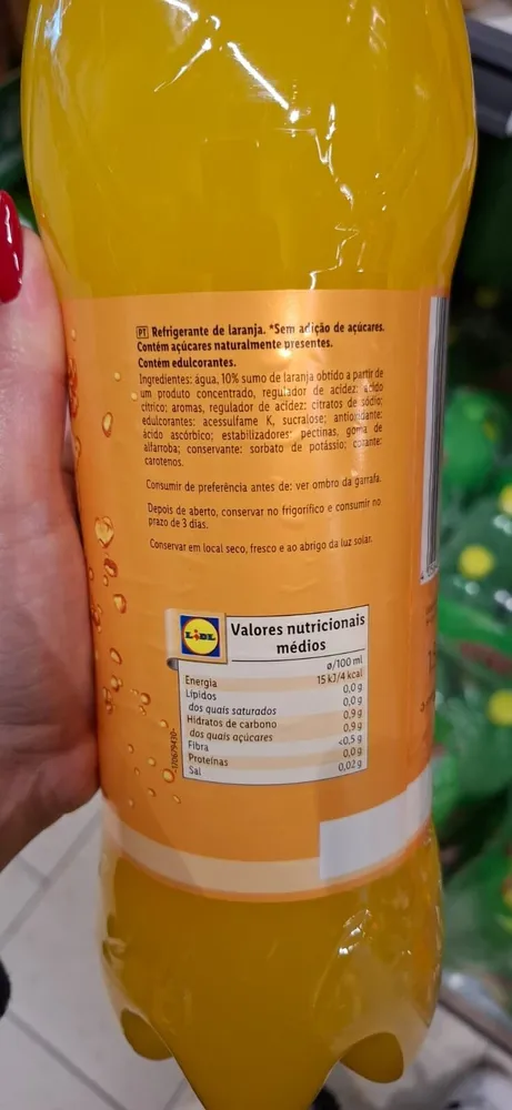Refrigerante de laranja