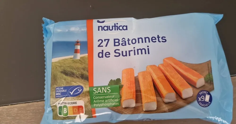 27 Bâtonnets de Surimi