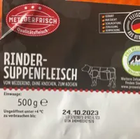 Rindersuppenfleisch